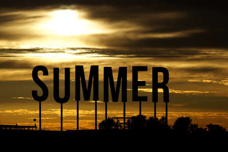 Somme, sun and a landscapeの写真素材