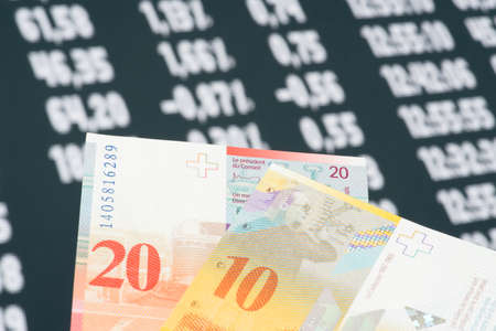 Swiss franc and the stock exchange