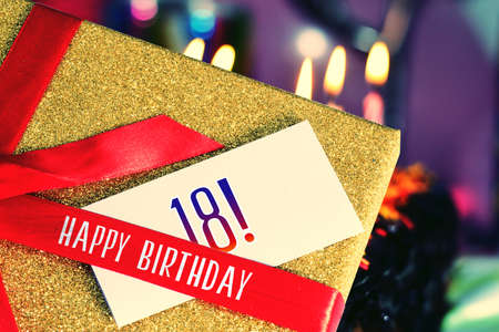 An 18th birthday present and a cake