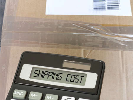 A package, calculator and shipping costs