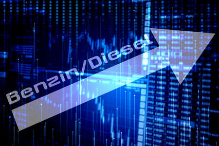 Stock market and price for gasoline and diesel