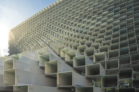Exterior of a modern building, Hong Kong, China, Asia