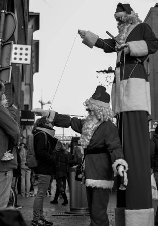 Christmas market in Copenhagen.の写真素材