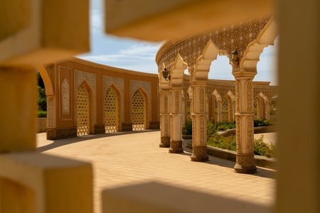 Sheikh Zayed Grand Mosque in Abu Dhabi, United Arab Emiratesの写真素材