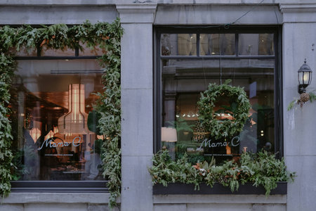 Facade of a store in Manhattan, New York City.