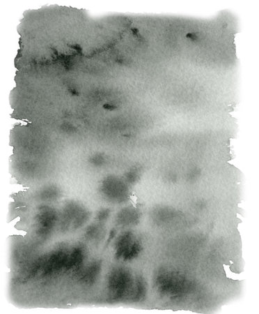 Abstract gray watercolor background. Hand drawn splashの写真素材