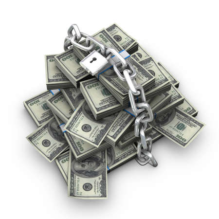 Saving Moneyの写真素材