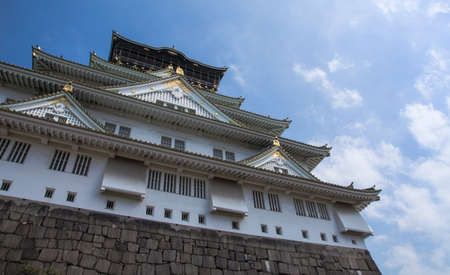Osaka Castle Famous Place in Japan のeditorial素材