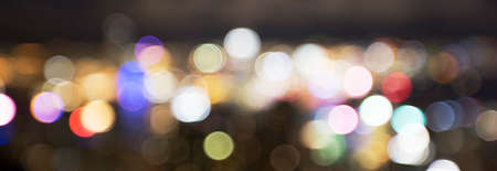 blured lighhts from Hong Kongの写真素材