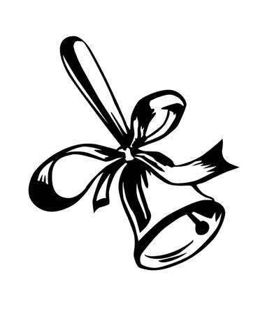  drawing of the campanula on white backgroundのイラスト素材
