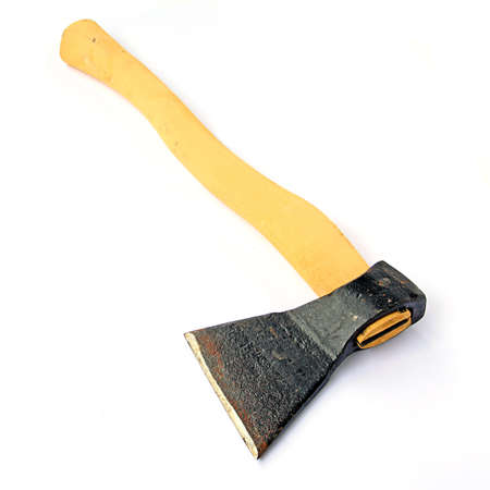 axe on white backgroundの写真素材