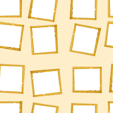 frame from old paper. seamlessのイラスト素材