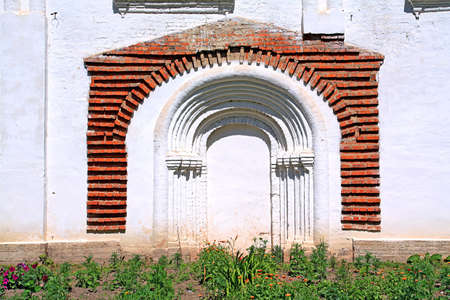 niche in wall churchの写真素材