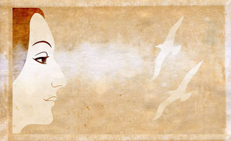 grunge abstract backgroundのイラスト素材