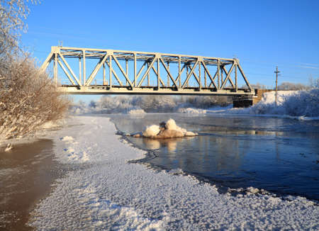 railway bridgeの写真素材