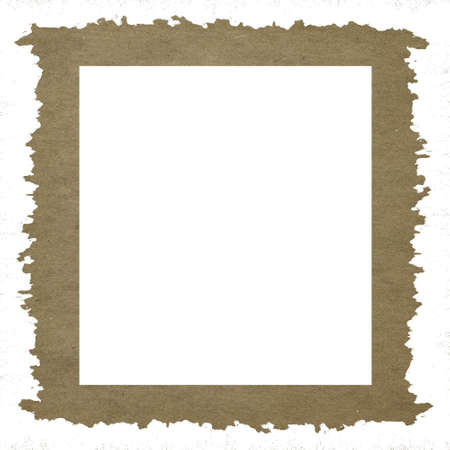 decorative frame from old paperのイラスト素材