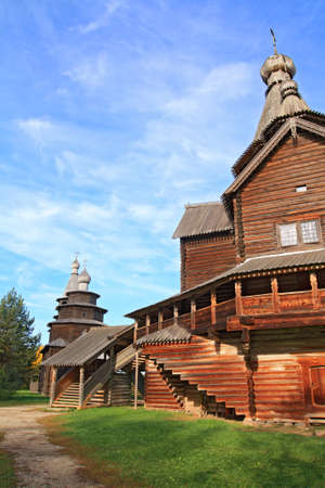 aging orthodox chapel in village の写真素材