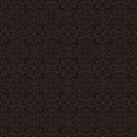 Brown floral textureのイラスト素材