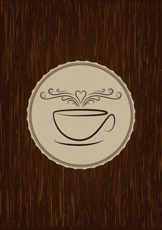 Coffe house menu coverのイラスト素材