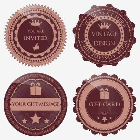 Badges setのイラスト素材