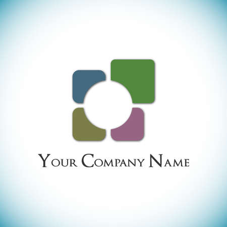 Checkered logoのイラスト素材