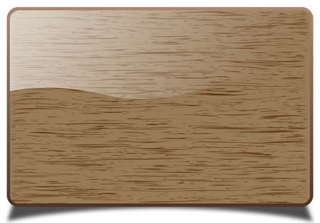 Wooden business cardのイラスト素材