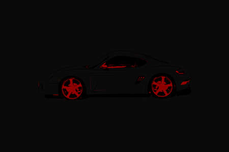 Abstract race carのイラスト素材