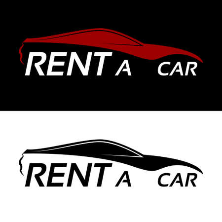 Rent a car iconのイラスト素材