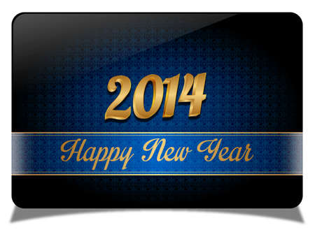 Abstract 2014 celebrate cardのイラスト素材