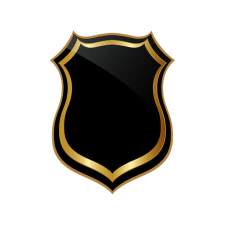 Abstract golden badgeのイラスト素材