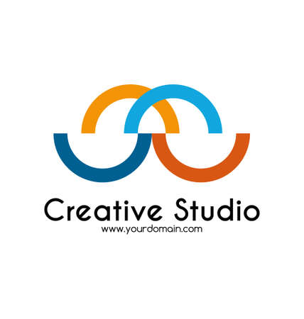 Creative studio logo templateのイラスト素材