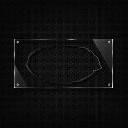 Broken glass advertisingのイラスト素材