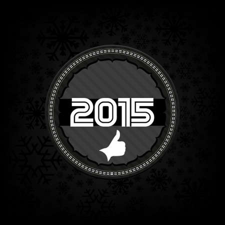 2015 Happy new year cardのイラスト素材