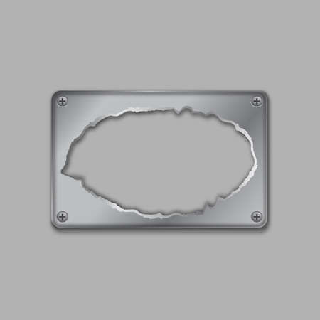 Metalic vector design elementのイラスト素材