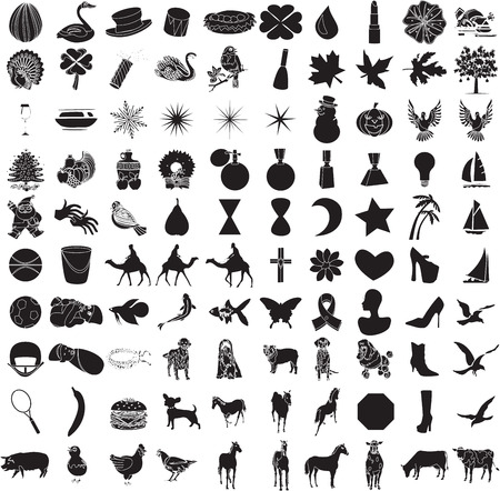 100 Icon Set 2のイラスト素材