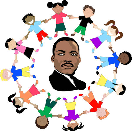 Vector Dr. Martin Luther King Jr. dream came true.のイラスト素材