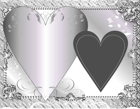 Background template can be used as any formal greeting or certificate, etc. のイラスト素材