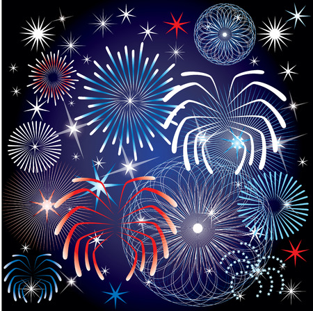 4th of July Independence Day Background. のイラスト素材