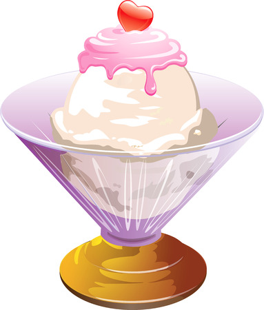 Vector Illustration of six different Valentine Sweets.のイラスト素材