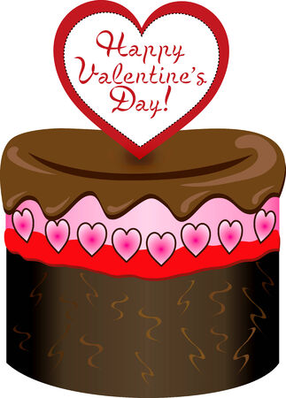 Vector Illustration of six different Valentine Sweets.のイラスト素材
