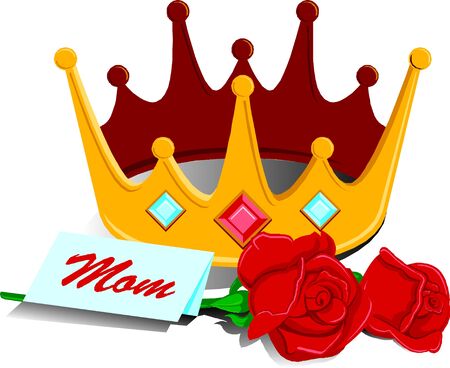mothers day icons and symbols.のイラスト素材