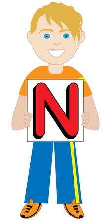 Alphabet Kids available as a Vector or Raster Illustrationのイラスト素材