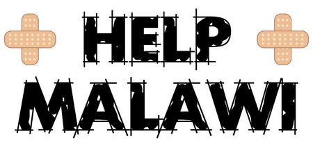 Vector Illustration to Help Malawi, one of the poorest countries in the world.のイラスト素材