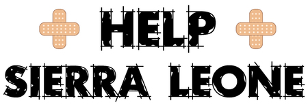 Vector Illustration to Help Sierra Leone, one of the poorest countries in the world.のイラスト素材