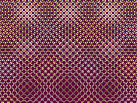 Abstract multicolored illustration. Red squares on a yellow background. Diagonal gradient pattern. Mosaic background texture. Computer generatedの写真素材