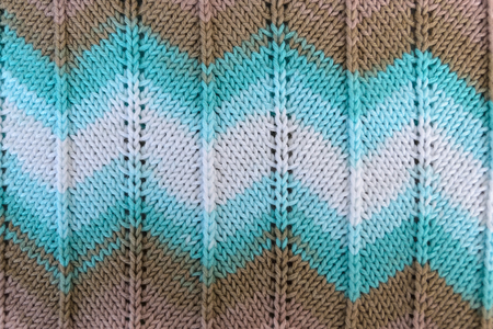 Colorful texture of knitting. Close-up of the pattern.の写真素材