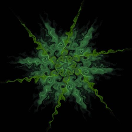 Digital art design. Abstract colorful fractal texture. Background flower patternの写真素材