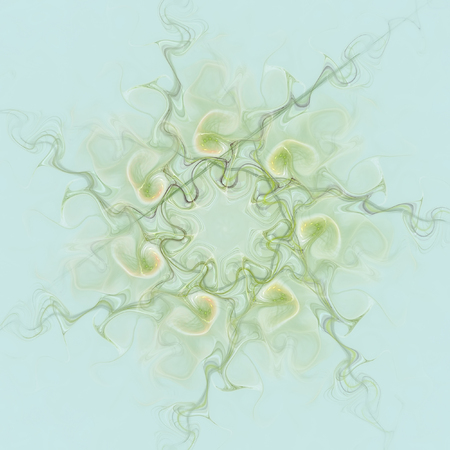 Digital art design. Abstract colorful fractal texture. Background flower patternの写真素材
