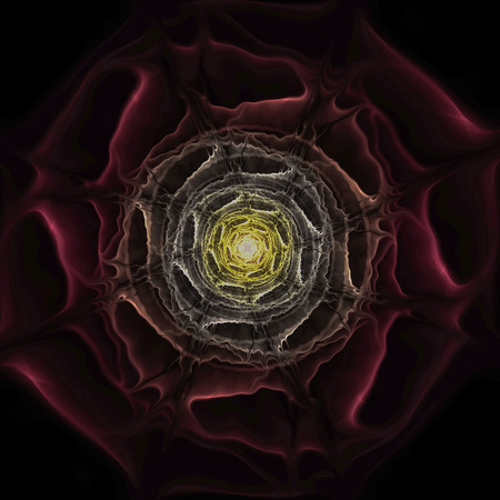 Abstract multicolored illustration on a dark background. Background designの写真素材