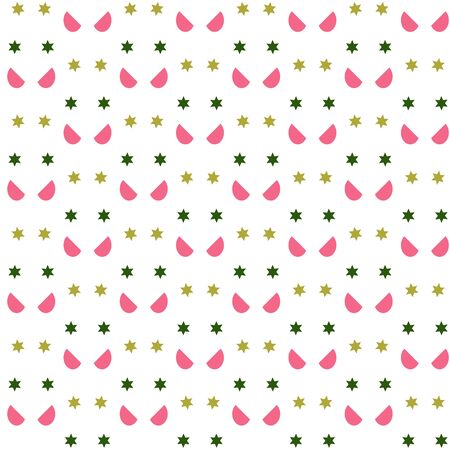 Simple vector seamless abstract pattern on a white background.